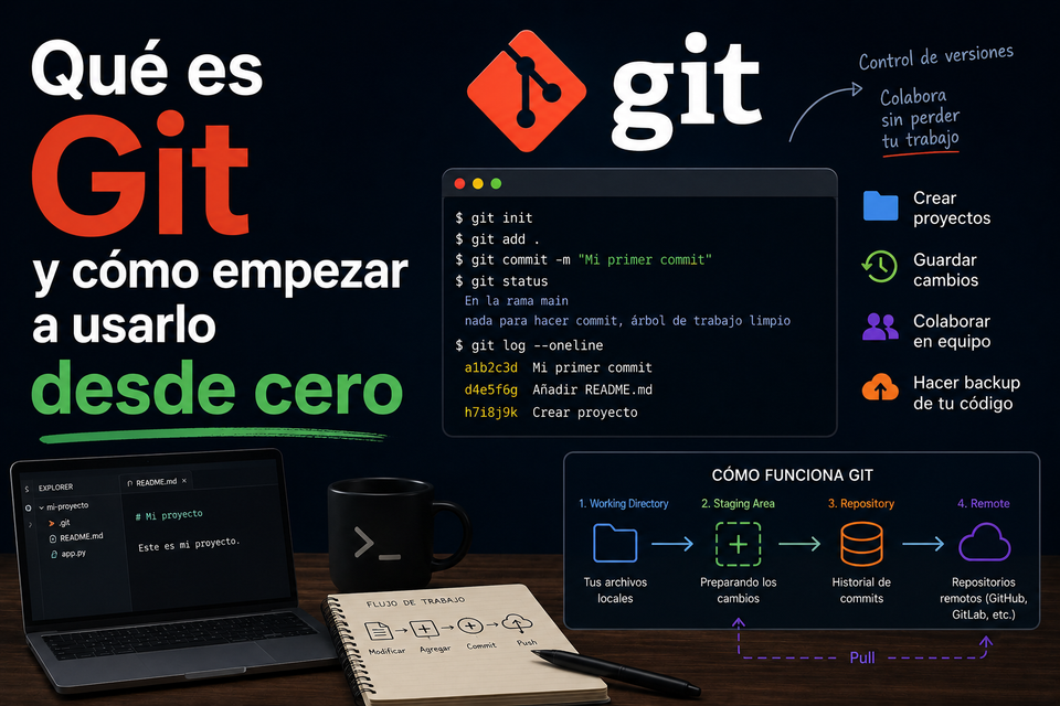 Qué es Git y cómo empezar a usarlo desde cero